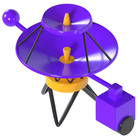 Space Probe  3D Illustration