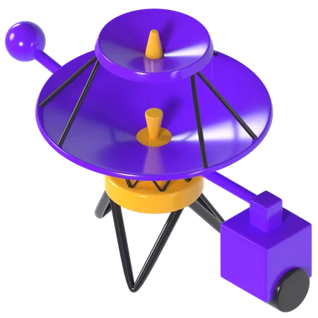 Space Probe  3D Illustration