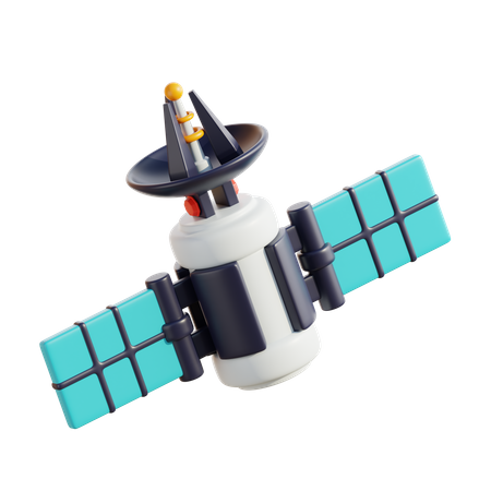 Space Probe  3D Icon