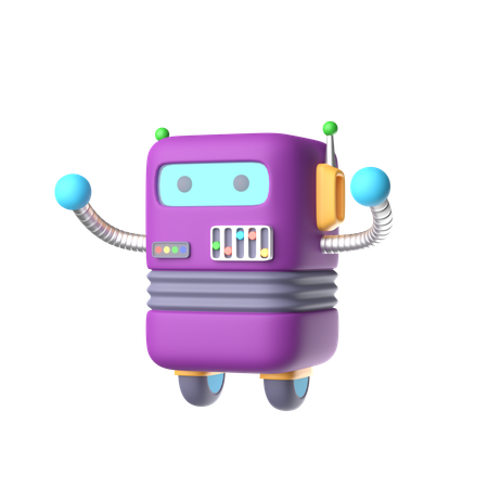 Space Robot  3D Icon