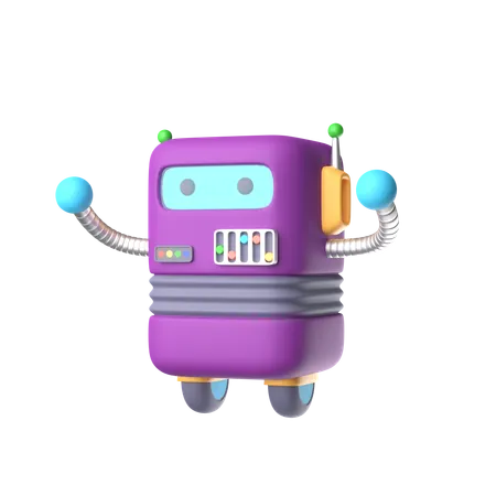 Space Robot  3D Icon