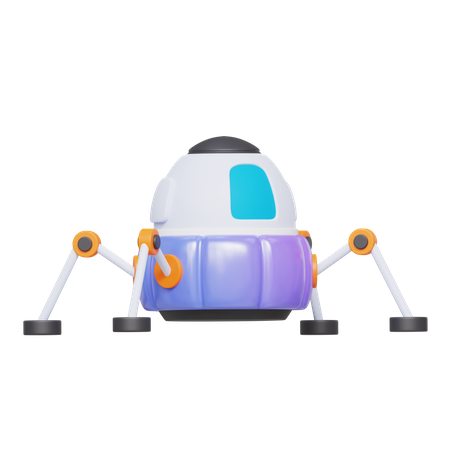 Space Robot  3D Icon