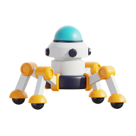 Space Robot  3D Icon