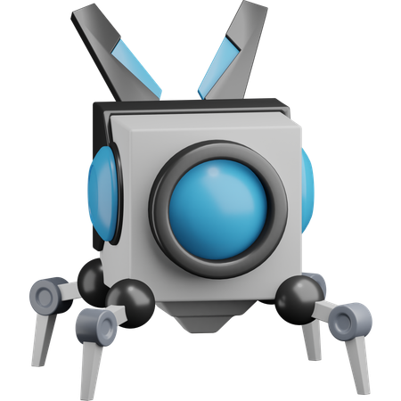 Space Robot  3D Icon