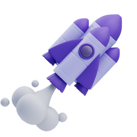 Space Rocket  3D Icon