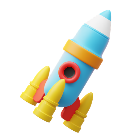 Space Rocket  3D Icon