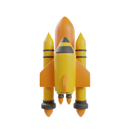 Space Rocket  3D Icon