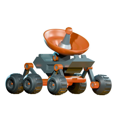 Space rover  3D Icon