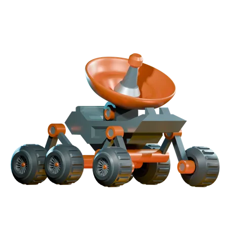 Space rover  3D Icon