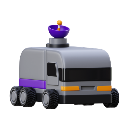 우주 탐사선  3D Icon