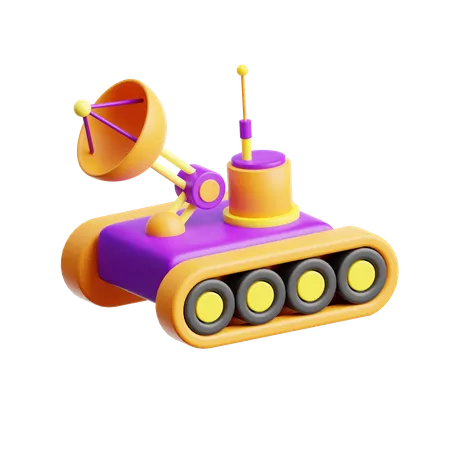 Space Rover  3D Icon