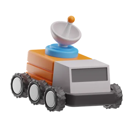 Space Rover  3D Icon