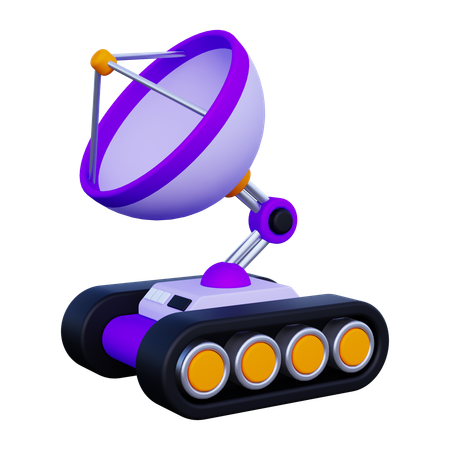 Space Rover  3D Icon