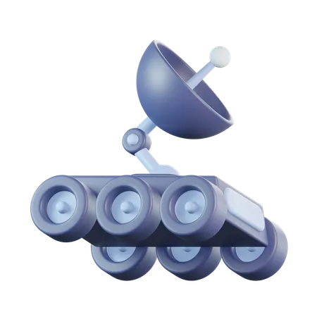 Space Rover  3D Icon