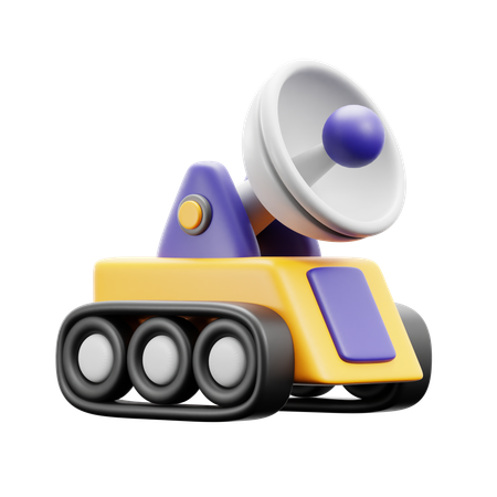 Space Rover  3D Icon