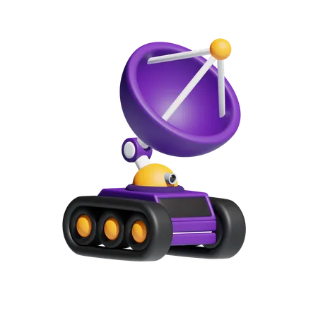 Space Rover  3D Icon