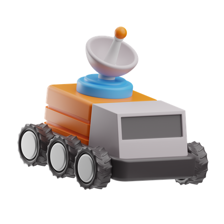 Space Rover  3D Icon