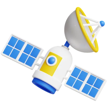 Space Satellite  3D Icon