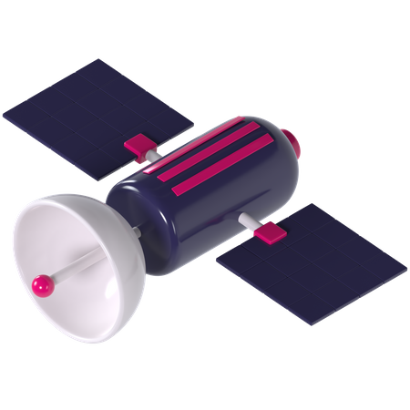 Space Satellite  3D Icon