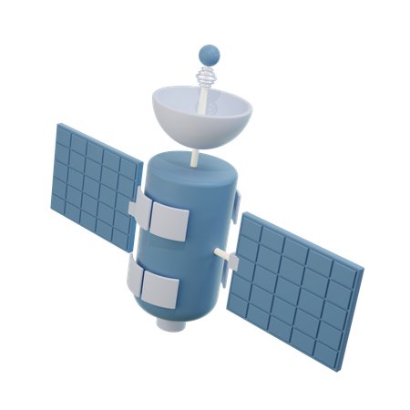 Space Satellite  3D Icon