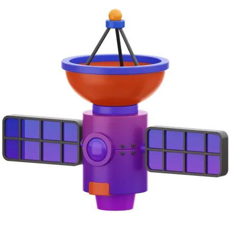 Space satellite  3D Illustration