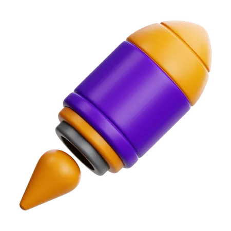 우주선  3D Icon