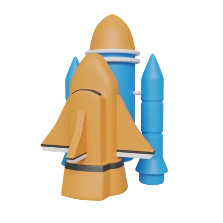 Space Ship  3D Icon