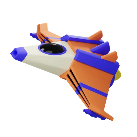 Space Ship  3D Icon