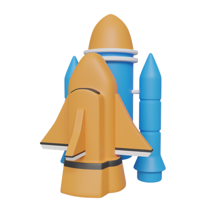 Space Ship  3D Icon