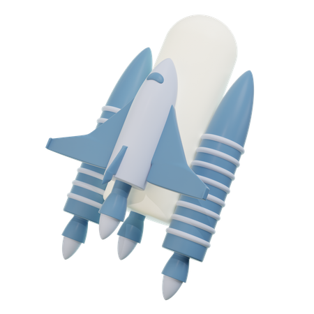スペースシャトル  3D Icon
