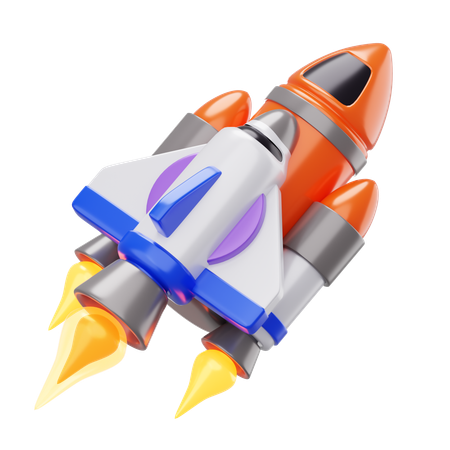 Space Shuttle  3D Icon