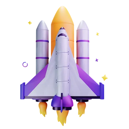 Space Shuttle  3D Icon