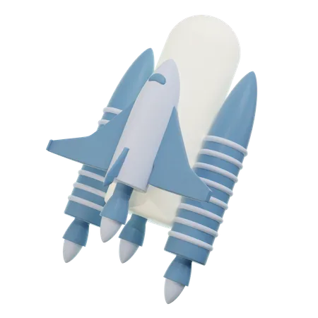 Space Shuttle  3D Icon