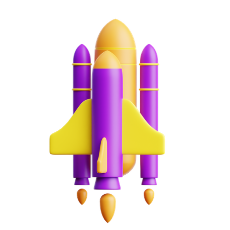 Space Shuttle  3D Icon