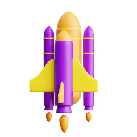 Space Shuttle  3D Icon