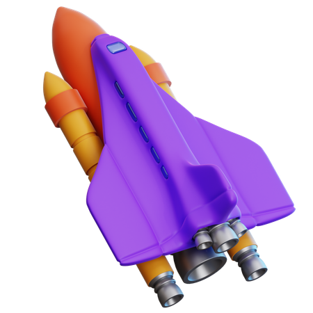 Space Shuttle  3D Icon