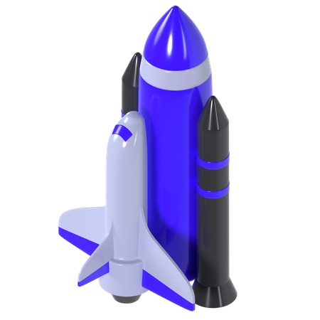 Space Shuttle 3D Illustration