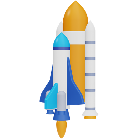 Space Shuttle 3D Icon