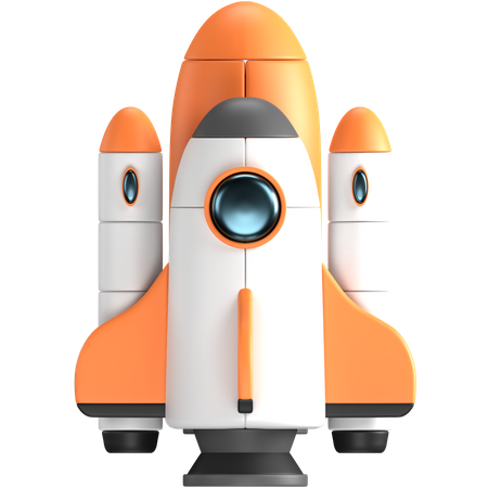 Space shuttle  3D Illustration