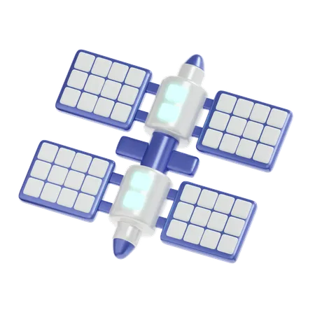 3 D Renderin Space Station Icon 3D Icon