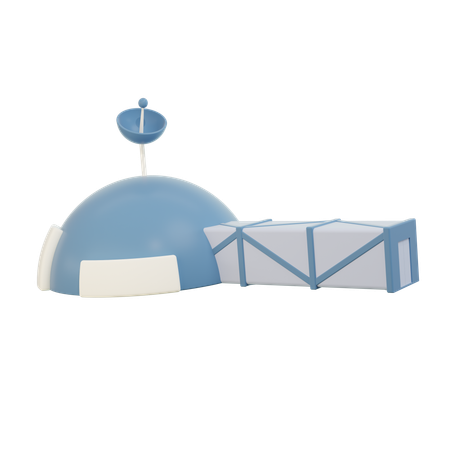 Space Station  3D Icon