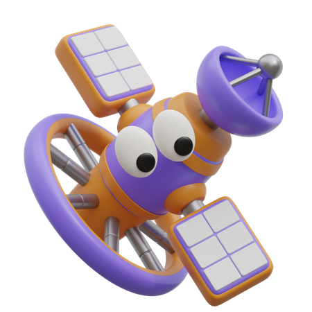 Space Station  3D Icon
