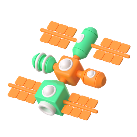 Space Station  3D Icon