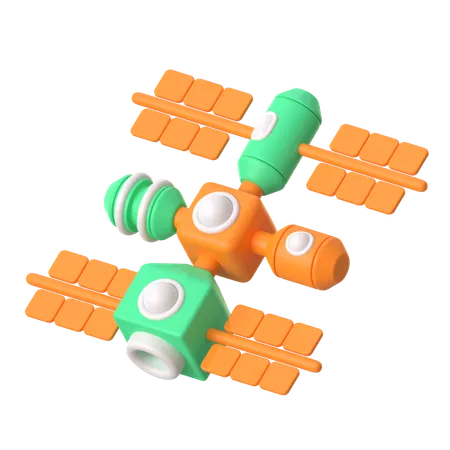 Space Station  3D Icon