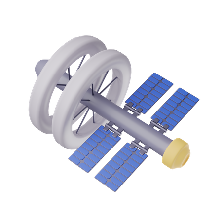 Space Station  3D Icon