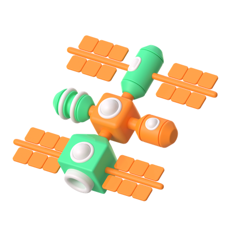 Space Station  3D Icon