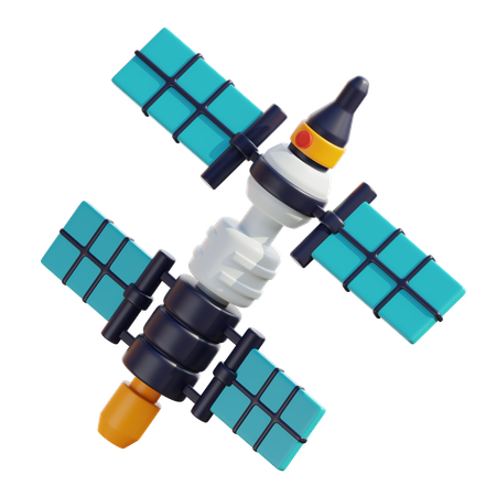 Space Station  3D Icon