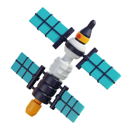 Space Station  3D Icon