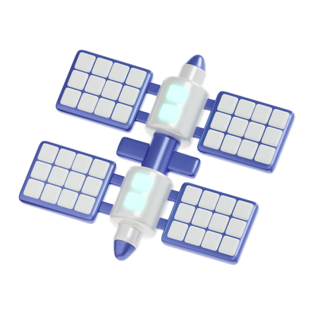 Space Station  3D Icon