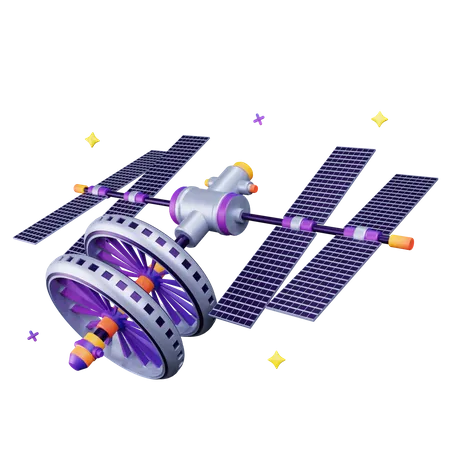 Space Station  3D Icon